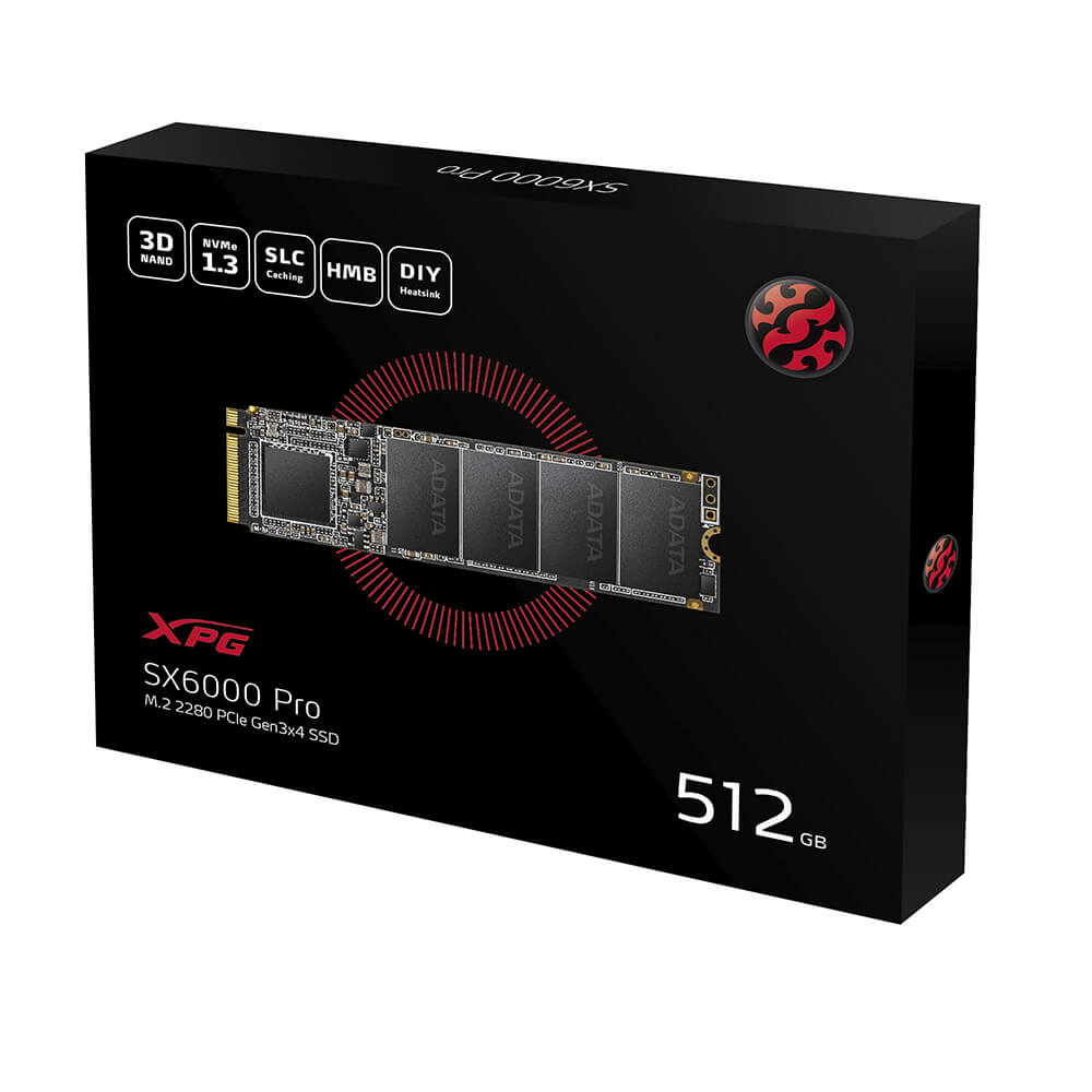 XPG SX6000 Pro 512GB NVME ASX6000PNP-512GT-C