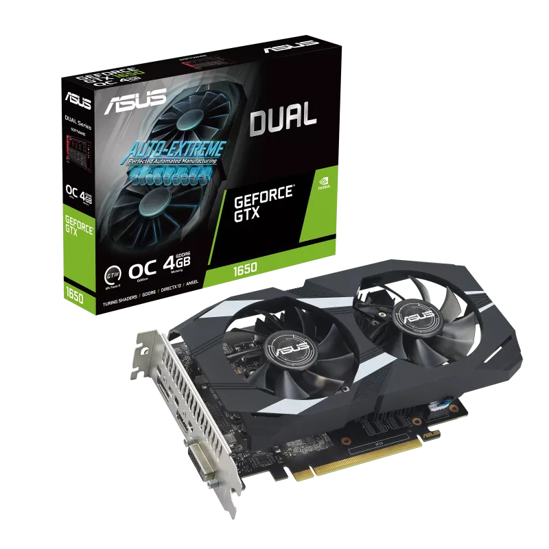 GTX1650 4GB OC ASUS DUAL-GTX1650-O4GD6-P-EVO