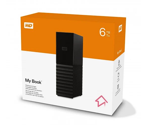 WD 6TB My Book Desktop External HDD WDBBGB0060HBK