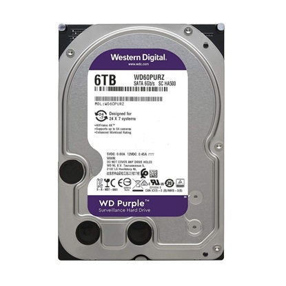 WD Purple 6TB AV SATA HDD WD64PURZ