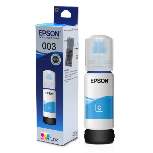 Epson Ink Bottle 003 Cyan C13T00V298