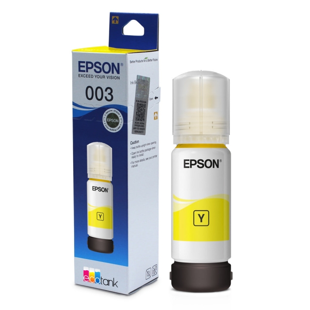 Epson Ink Bottle 003 Yellow C13T00V498