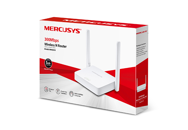 Mercusys Wireless Router N300 MW301R