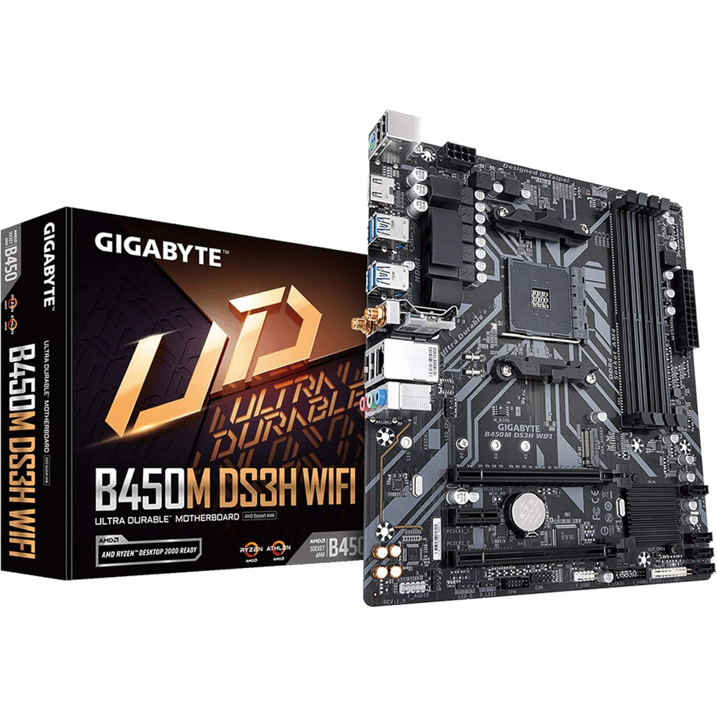 Gigabyte B450M DS3H WiFi Board