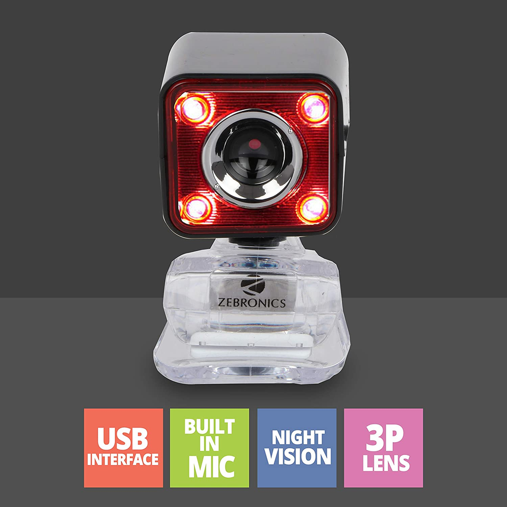 Zebronics Webcam Crystal Pro