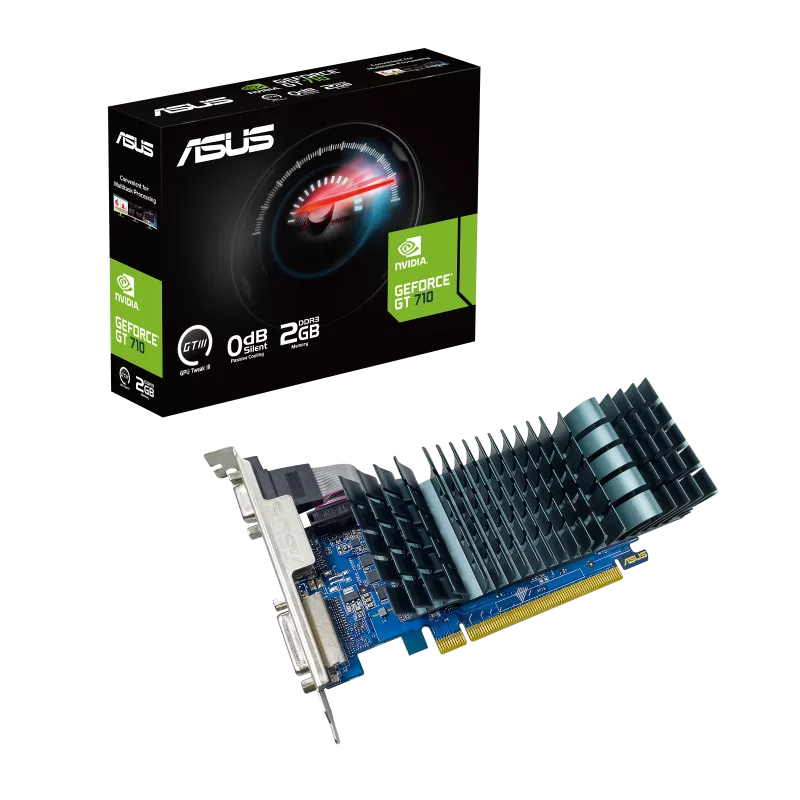 GT710 ASUS 2GB DDR3 GT710SL2GD3-BRK-E