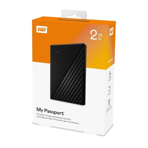 WD 2TB My Passport Portable 2.5" USB HDD