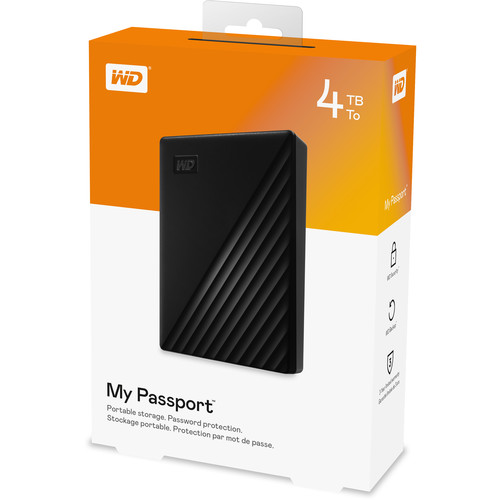 WD 4TB My Passport Portable 2.5" USB HDD