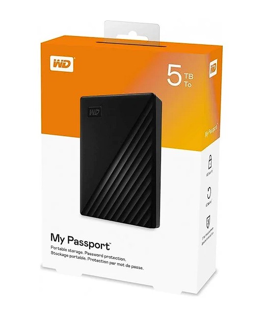 WD 5TB My Passport Portable 2.5" USB HDD