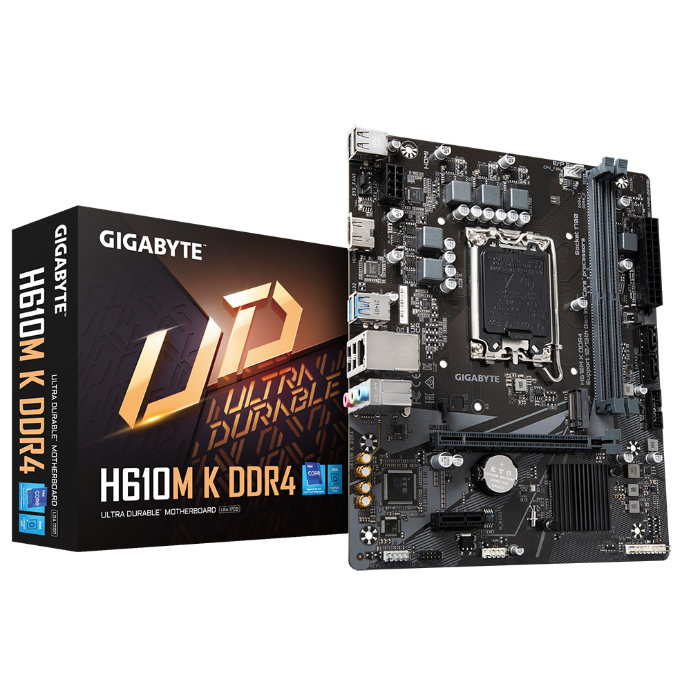 Gigabyte H610M K DDR4 Board