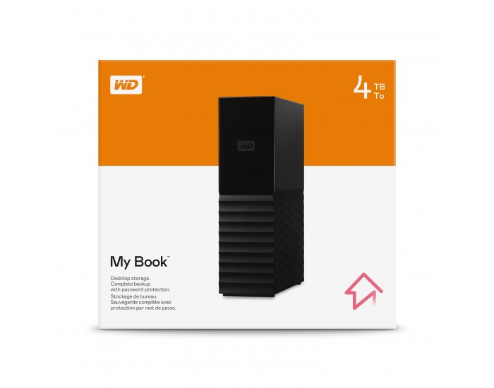 WD 4TB My Book Desktop External HDD WDBBGB0040H