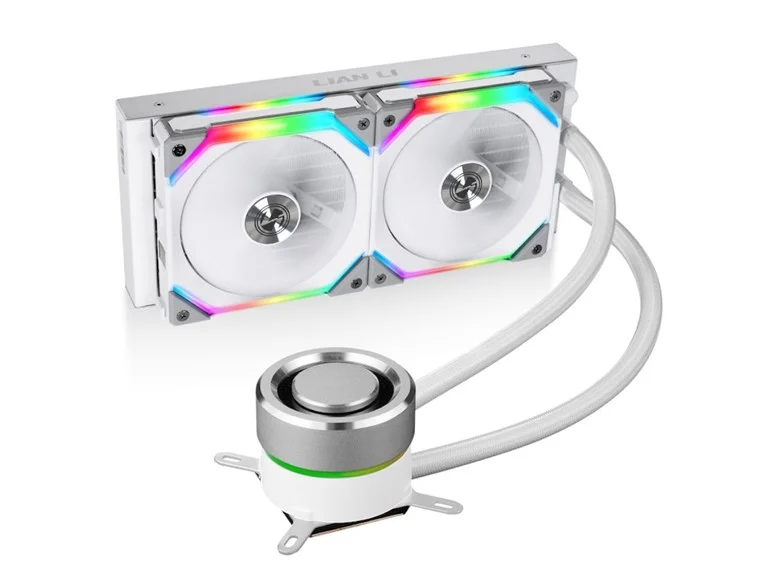 Lian Li Galahad 240mm RGB White UNI Fan SL Edition AIO Liquid Cooler