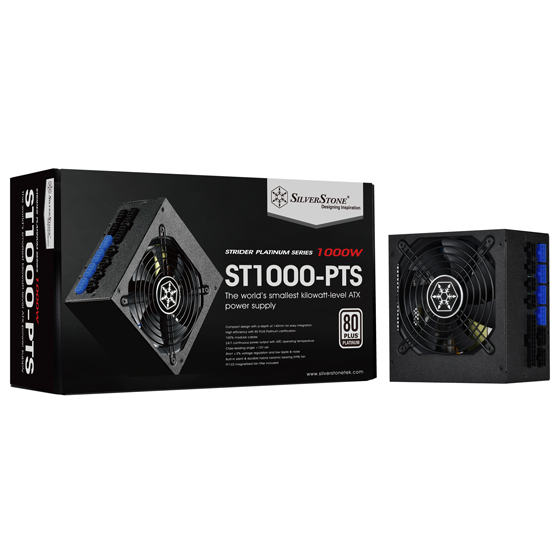 SilverStone PSU ST1000-PTS Platinum 1000W Fully Modular