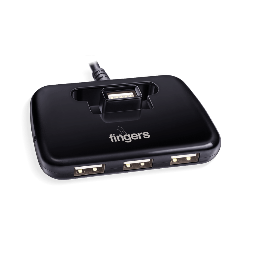 Fingers USB Hub 4 Port Quadrant U2.0