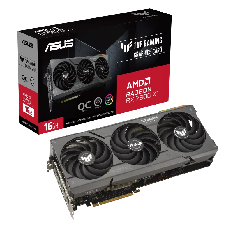 RX7800XT Asus Radeon 16GB OC TUF-RX7800XT-O16G