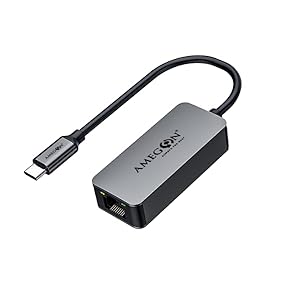 Amegon USB C To Lan 2.5GB Port AMUA32