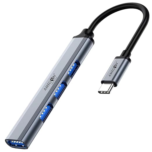 Amegon USB C to USB 3.0 + USB 2.0 HUB AMUH04C