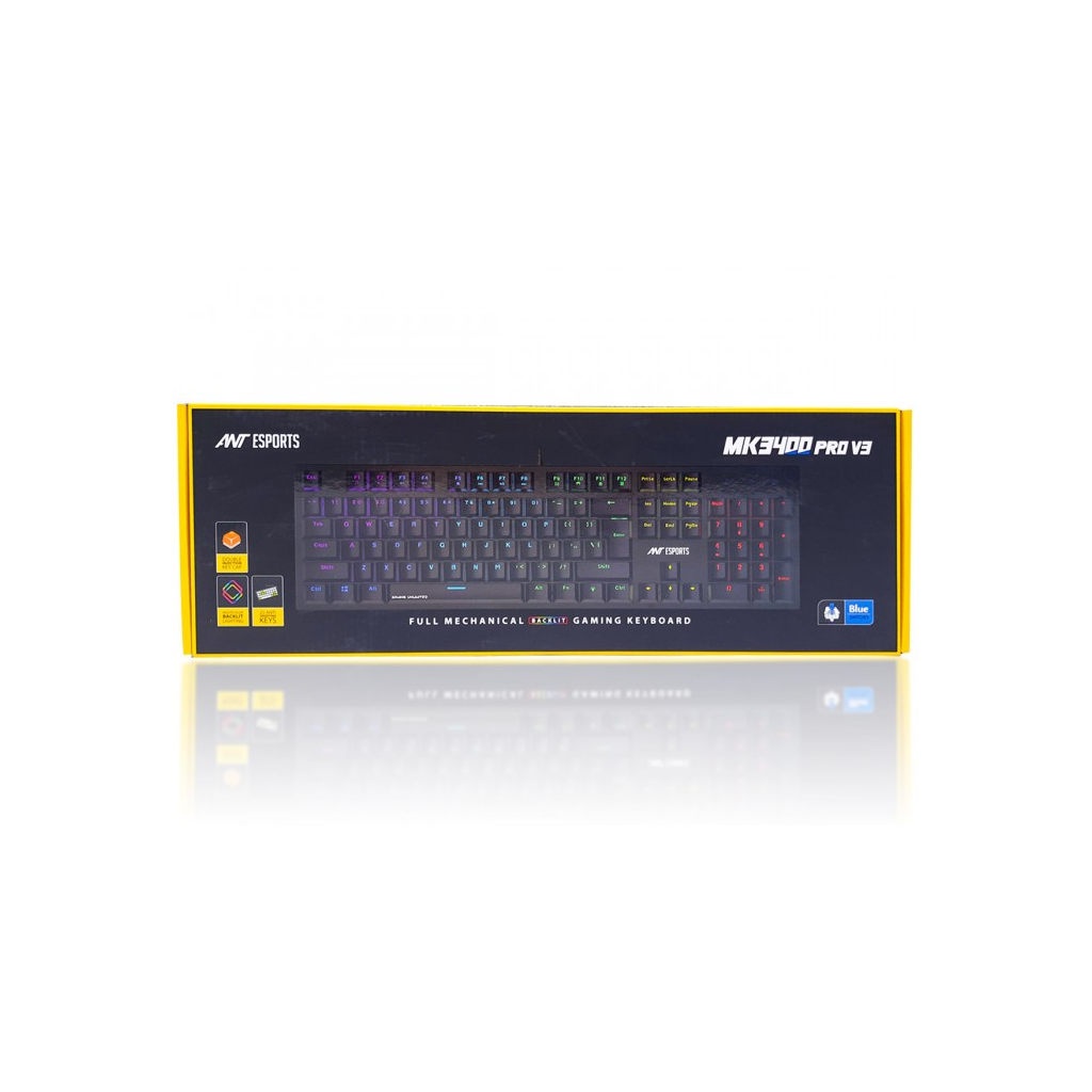 Ant Esports MK3400 Pro V3 Full Mechanical RGB Gaming Keyboard