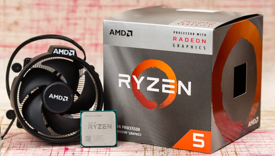 AMD Ryzen 5 3400G with Cooler