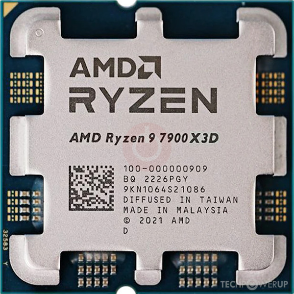 AMD Ryzen 9 7900X3D Without Cooler