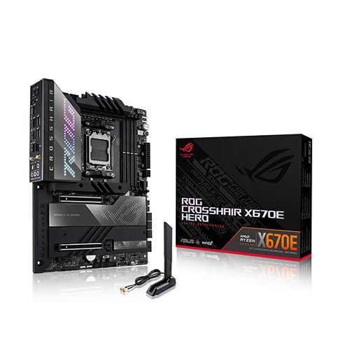 Asus CROSSHAIR X670E HERO Board