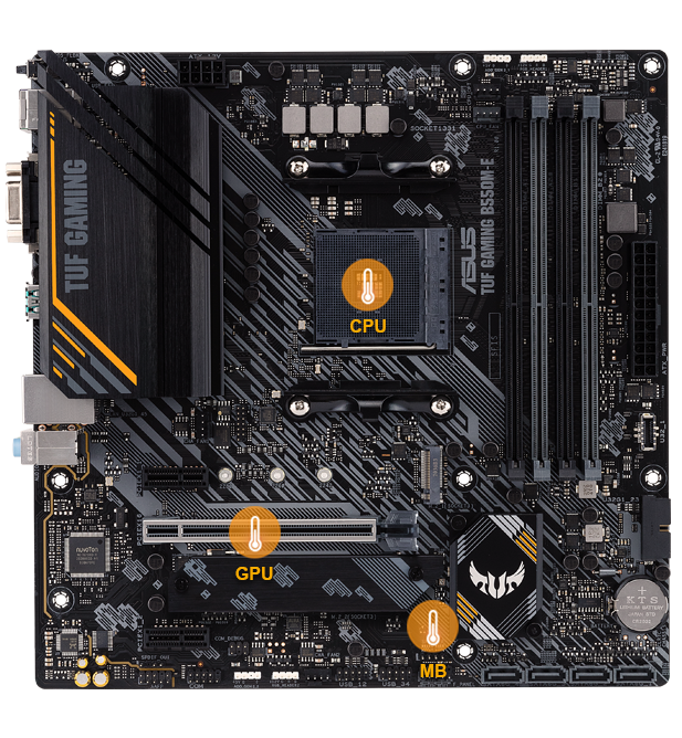 Asus TUF GAMING B550M   E Board