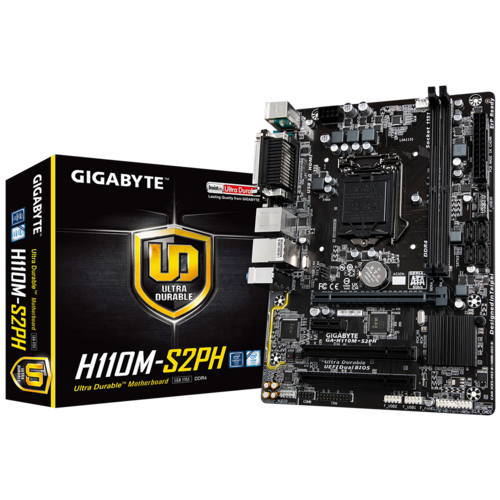 Gigabyte GA-H110M-S2PH DDR4 Board