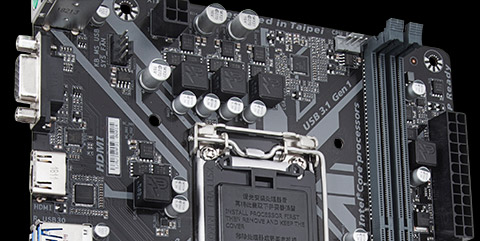 Gigabyte H310M H M.2 2.0 DDR4 Board