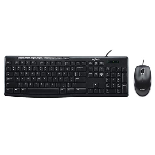 Logitech MK200 Wired Multimedia Keyboard Combo Kit