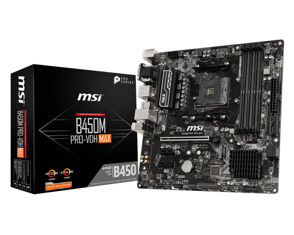 MSI B450M PRO-VDH MAX Board