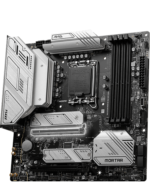 MSI MAG B760M MORTAR WIFI DDR4 Board