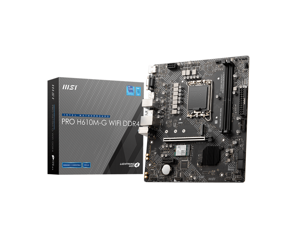 MSI PRO H610M-G WIFI DDR4 Board