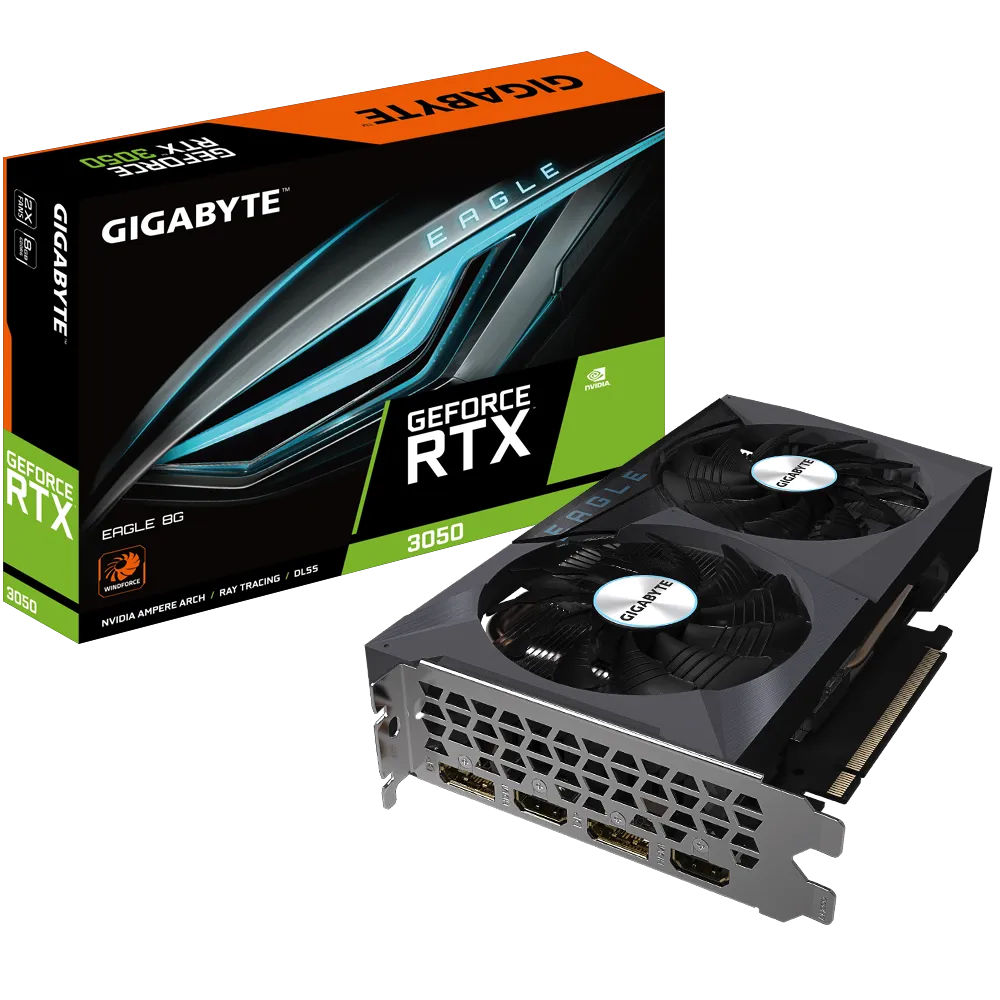 RTX3050 8GB Gigabyte EAGLE GV-N3050EAGLE-8GD