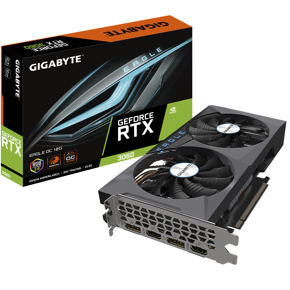 RTX3060 12GB Gigabyte GV-N3060EAGLE OC-12GD EAGLE OC