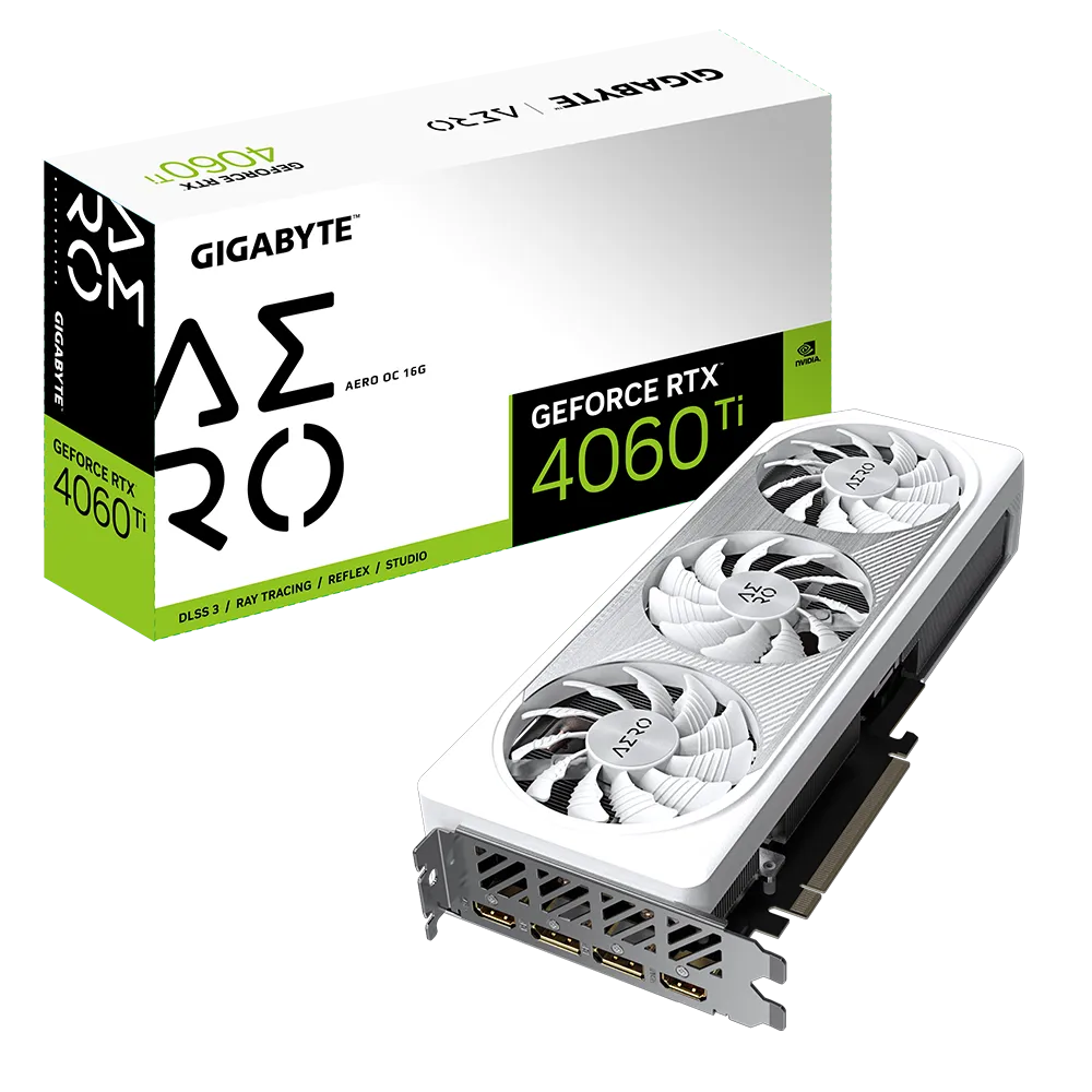 RTX4060Ti Gigabyte  AERO OC 16GB DDR6 GV-N406TAERO OC-16GD