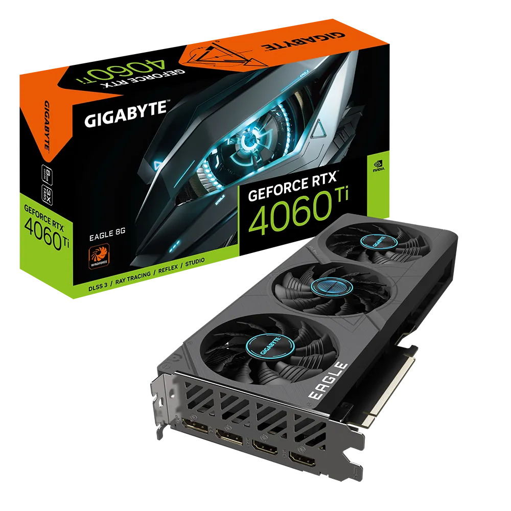 RTX4060Ti Gigabyte EAGLE 8GB DDR6 GV-N406TEAGLE-8GD