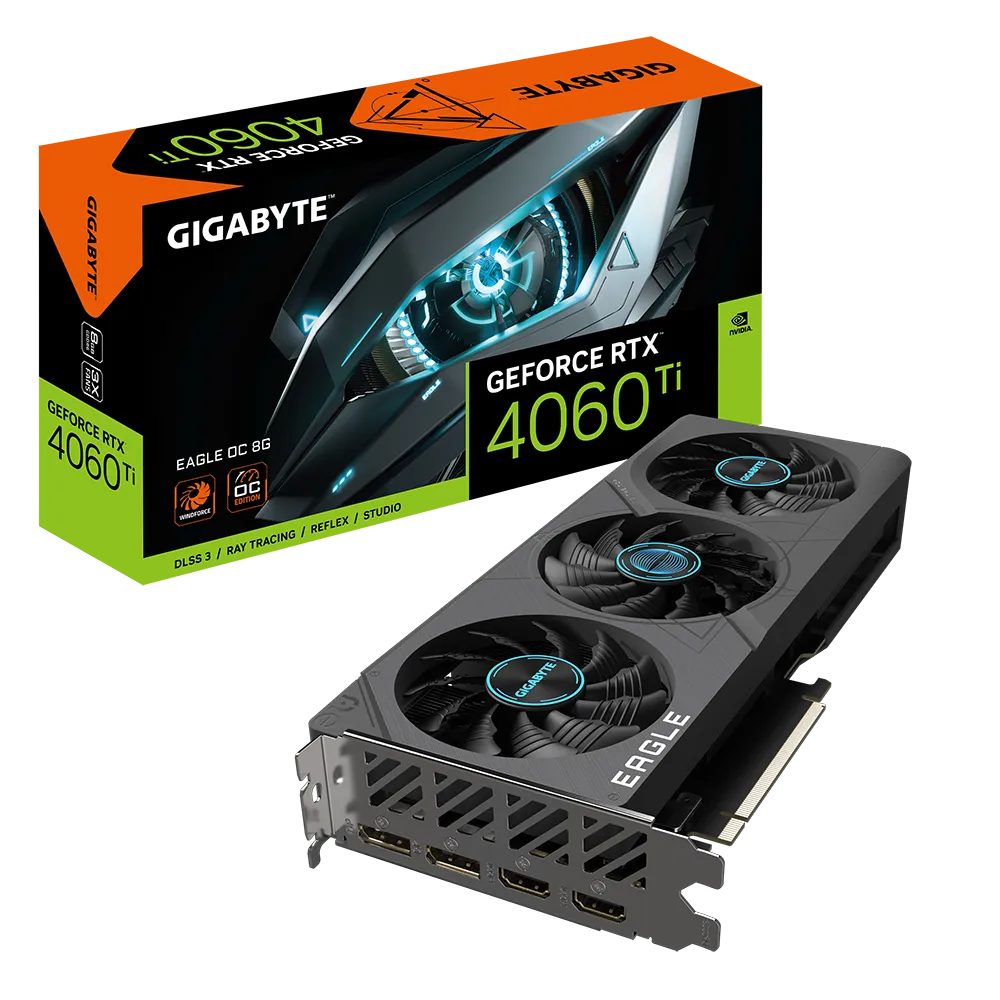 RTX4060Ti Gigabyte  EAGLE OC 8GB DDR6 GV-N406TEAGLE OC-8GD