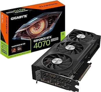 RTX4070 Super Gigabyte  WindForce OC  12GB DDR6 GV-N407SWF3OC-12GD