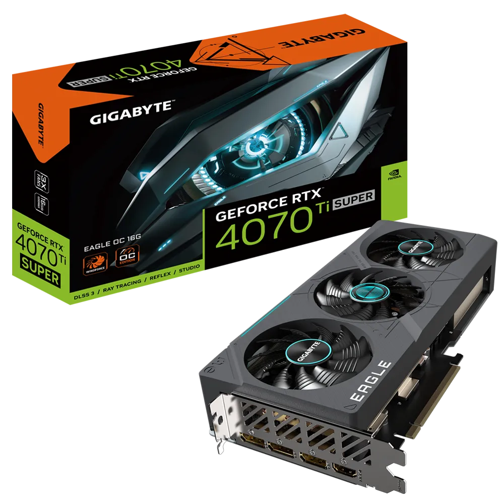 RTX4070Ti Super Gigabyte  EAGLE OC 16GB DDR6 GV-N407TSEAGLE OC-16GD