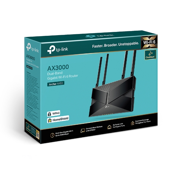 TP-Link Archer AX53 AX3000 Gigabit Wi-Fi 6 Router