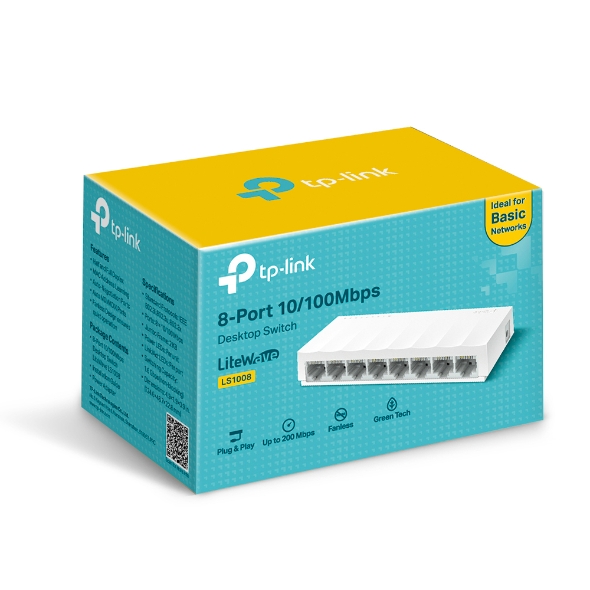 TP-Link LS1008 8-Port 10/100Mbps Switch