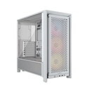 Corsair Case FRAME 4000D RS ARGB Modular Mid-Tower - White 